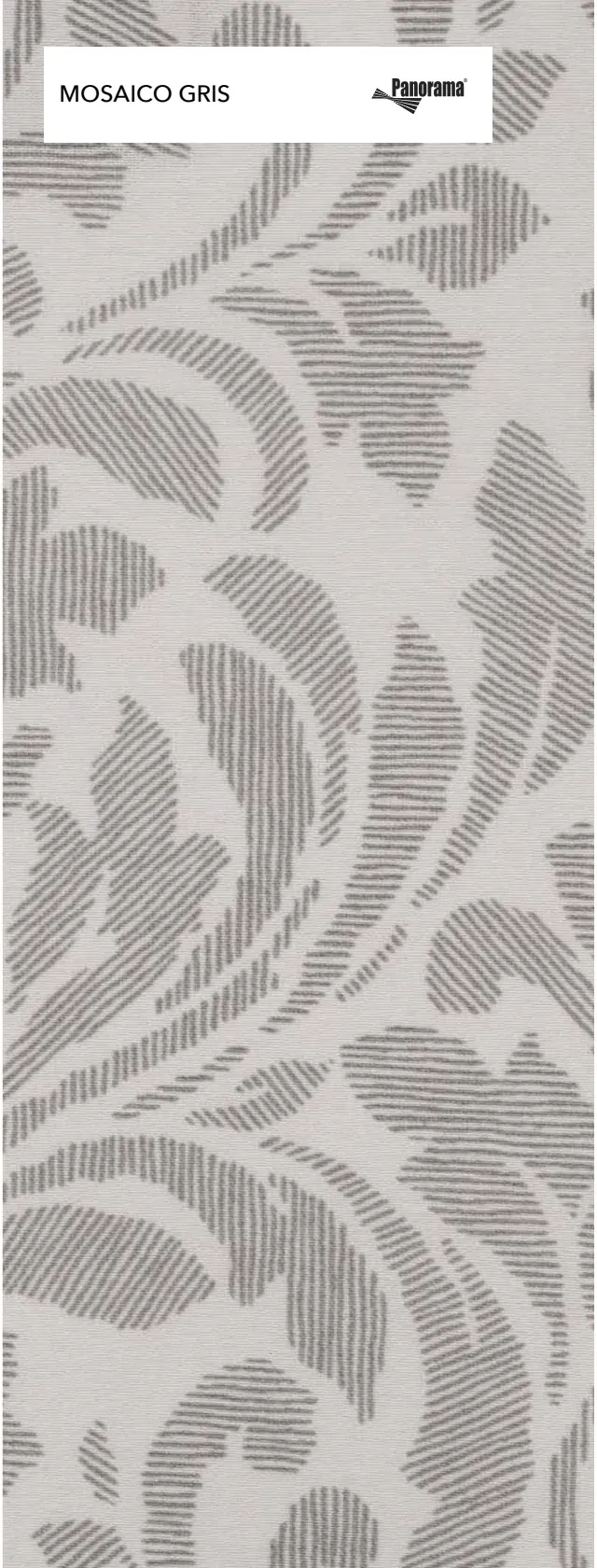 Panorama Mosaico Gris, muestra de tejido del fabricante