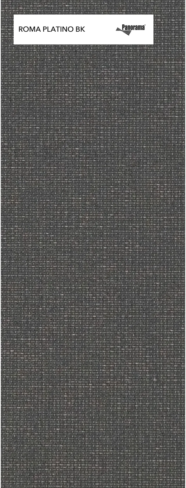 Panorama Roma Platino Bk, muestra de tejido del fabricante