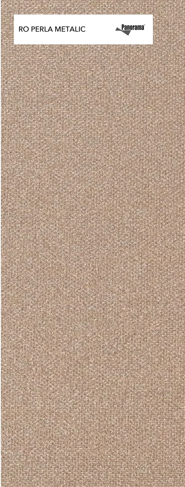 Panorama Ro Perla Metalic, muestra de tejido del fabricante