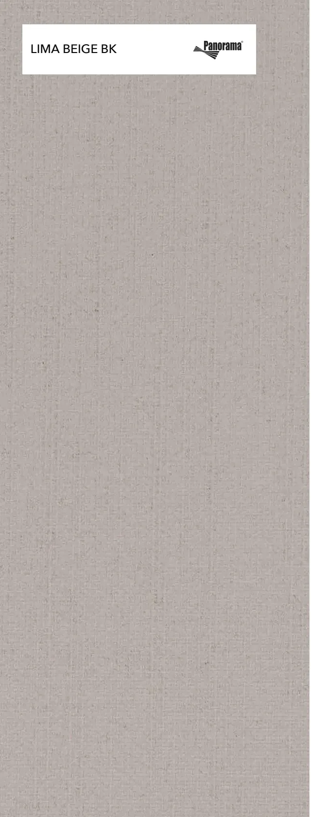 Panorama Lima Beige Bk, muestra de tejido del fabricante