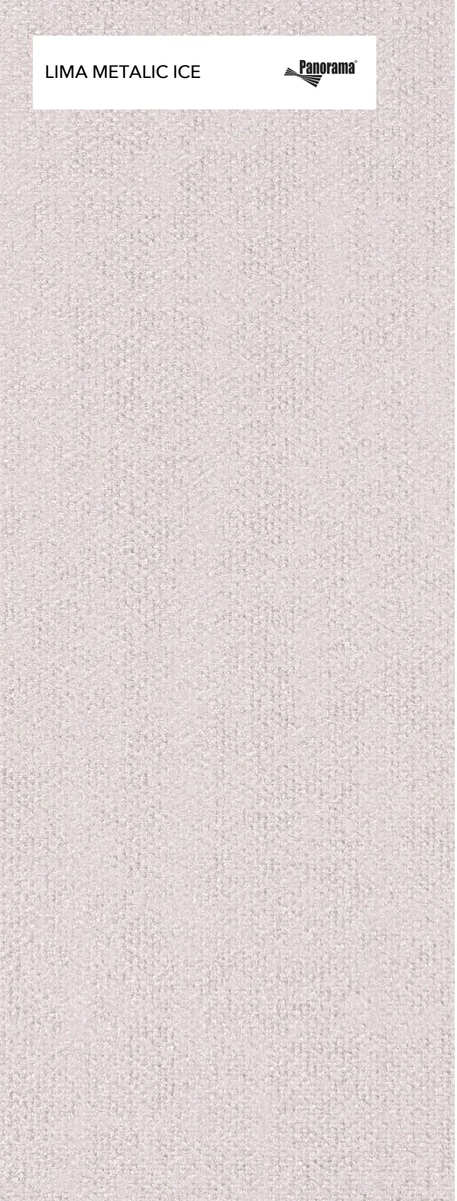 Panorama Lima Metalic Ice · Lima Metalic Ice, muestra de tejido del fabricante