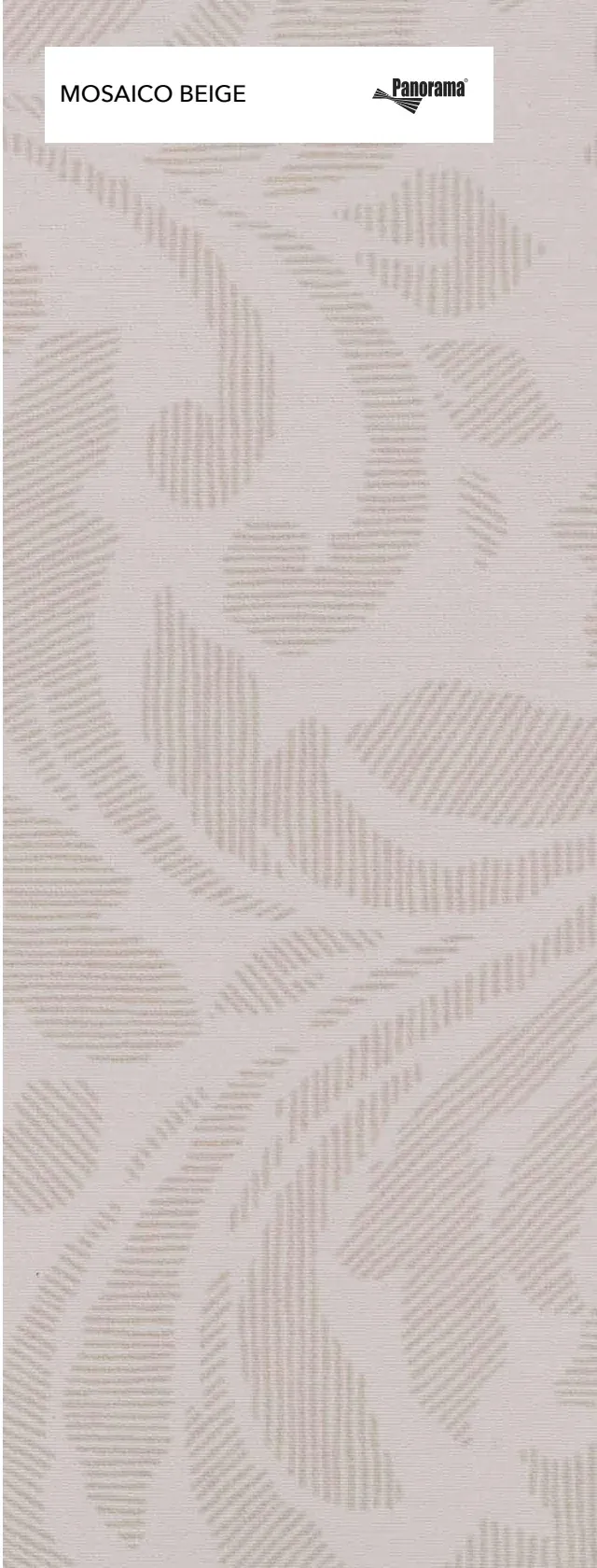Panorama Mosaico Beige, muestra de tejido del fabricante