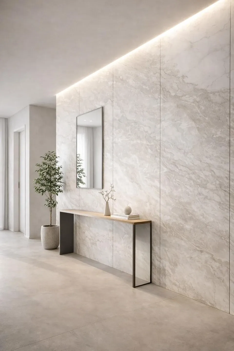 SY28 · Blanco con vetas grises, imagen del fabricante